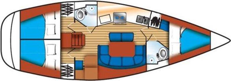 Book yachts online - sailboat - Sun Odyssey 37.1 - Jacob - rent