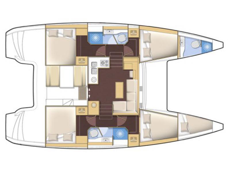 Book yachts online - catamaran - Lagoon 39 - U2 - rent