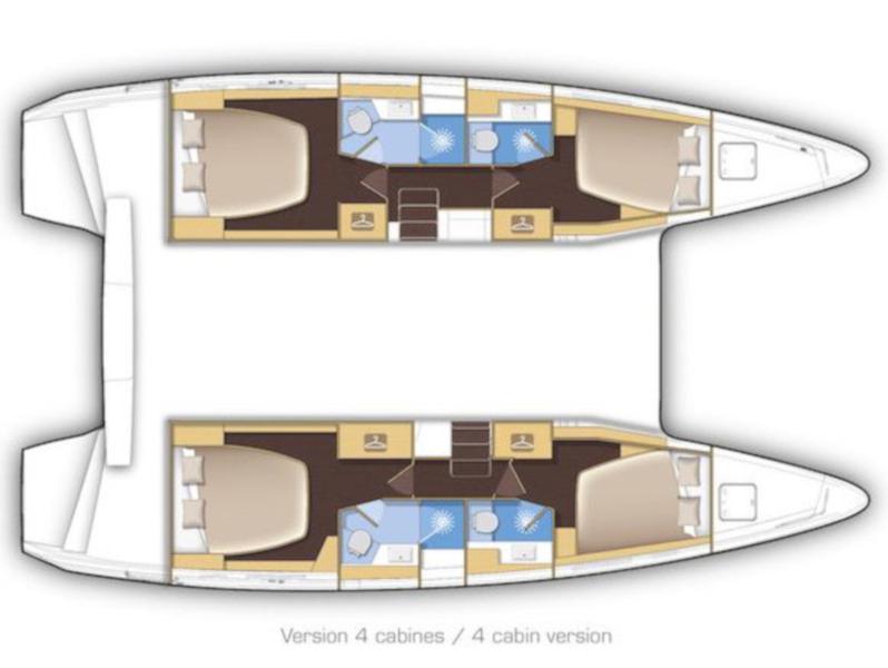 Book yachts online - catamaran - Lagoon 42 - Mares - rent