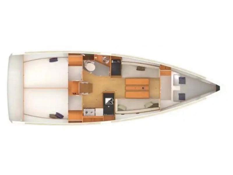 Book yachts online - sailboat - Sun Odyssey 349 - KORA - rent