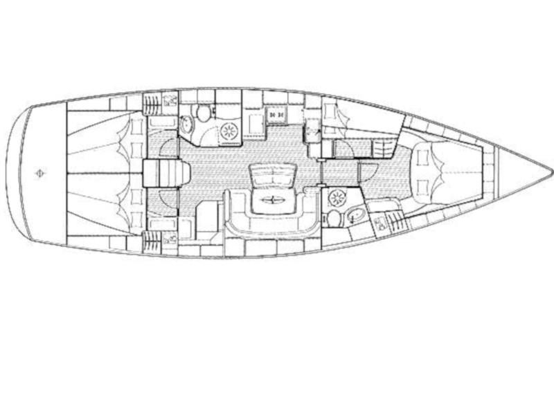 Book yachts online - sailboat - Bavaria 46 Cruiser - Karma - rent