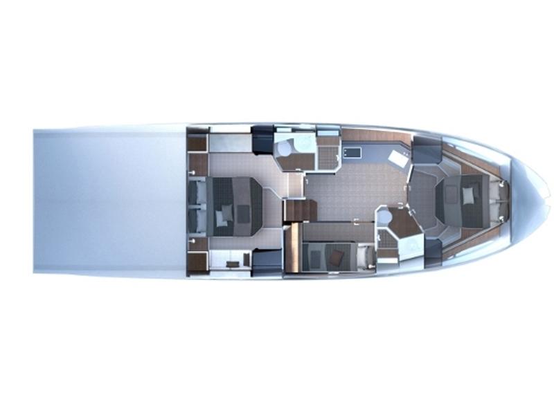 Book yachts online - motorboat - Azimut 50 - Blue Marina - rent
