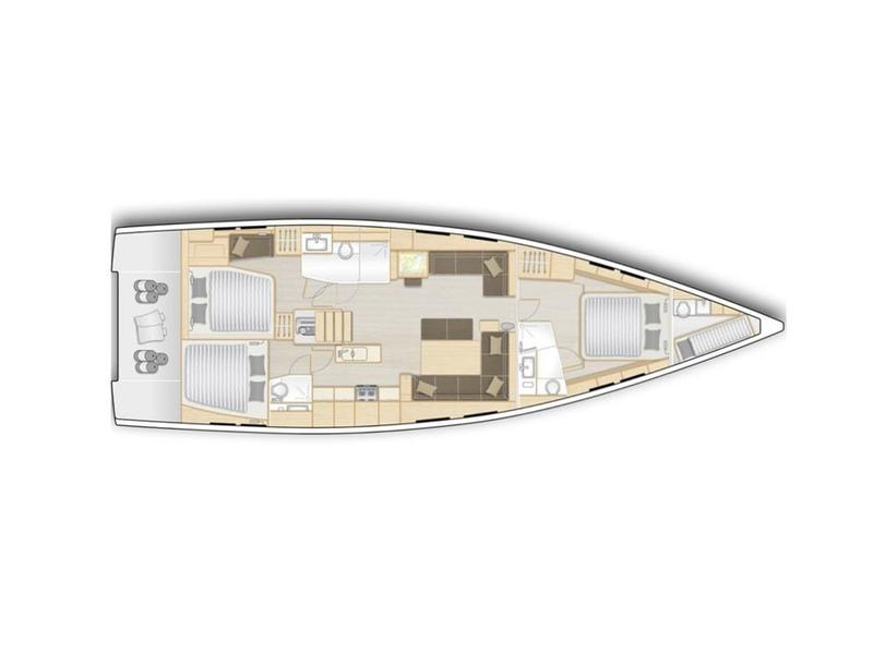 Book yachts online - sailboat - Hanse 548 - Tarragon - rent