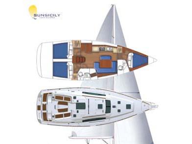 Book yachts online - sailboat - Oceanis 43 - Senza Veli - rent