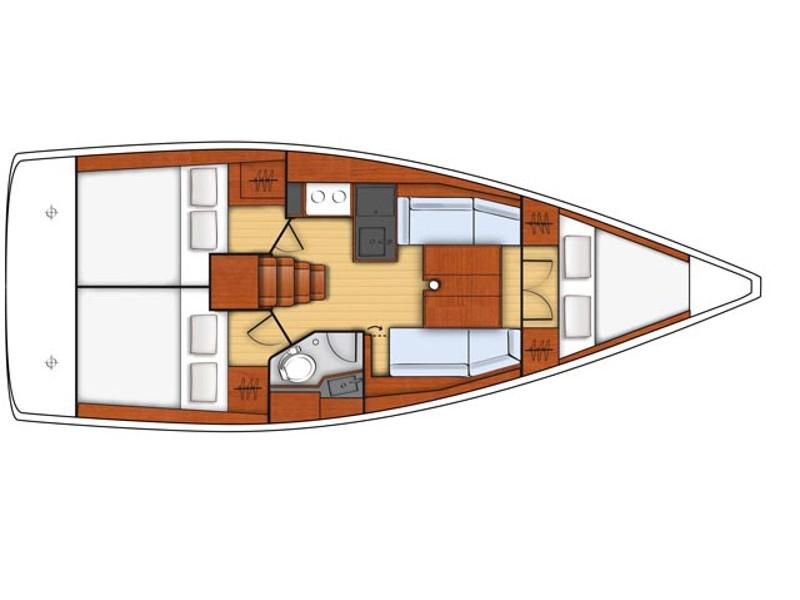 Book yachts online - sailboat - Oceanis 35.1 - Levante - rent
