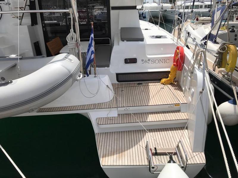 Book yachts online - catamaran - Lagoon 42 - Sonic | A/C, Gen, Water-maker, Teak stern - rent