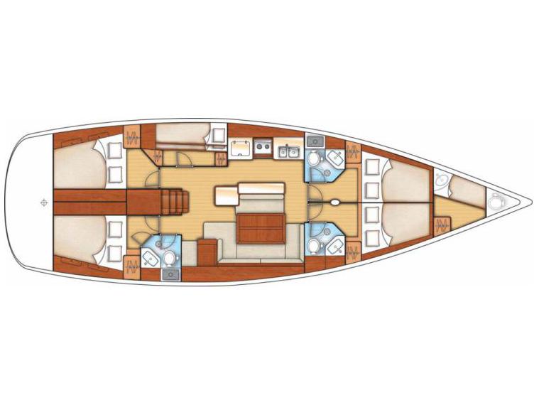 Book yachts online - sailboat - Oceanis 50 - O50-10-A - rent