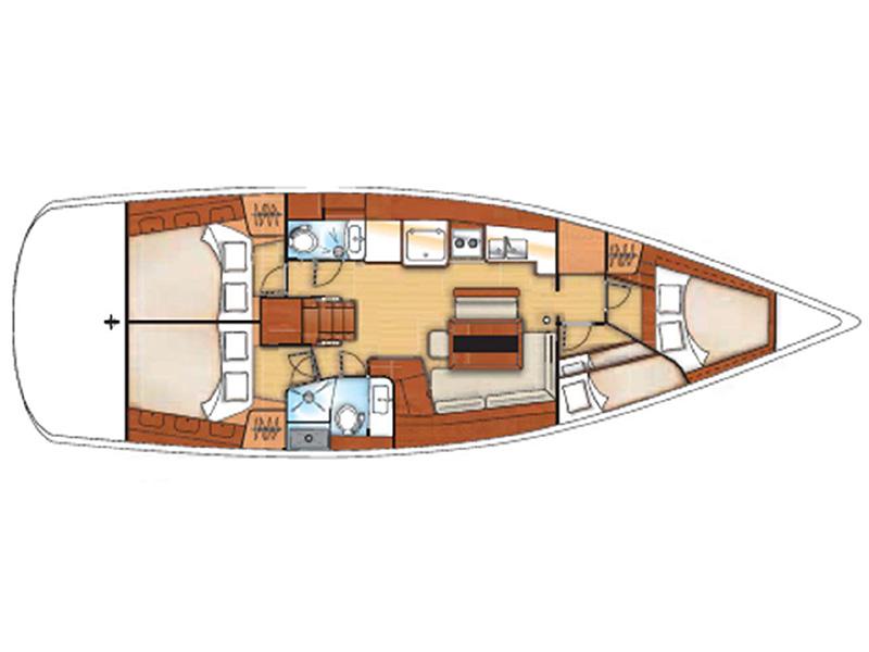 Book yachts online - sailboat - Oceanis 46 - O46-09 - rent