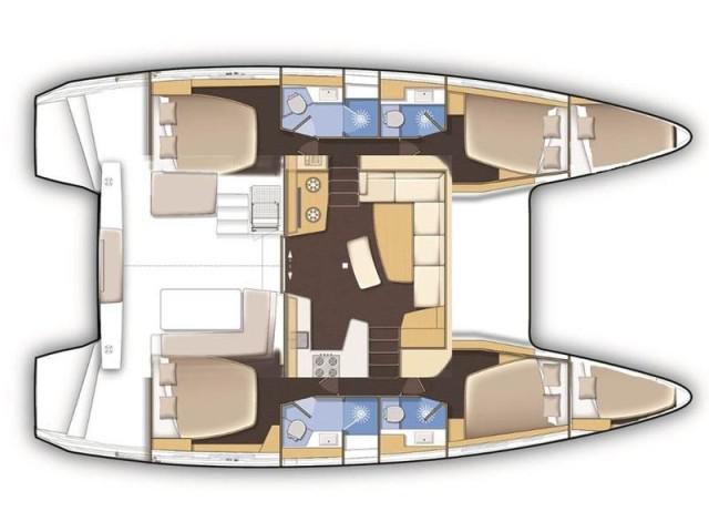 Book yachts online - catamaran - Lagoon 42 - L42-20-C - rent