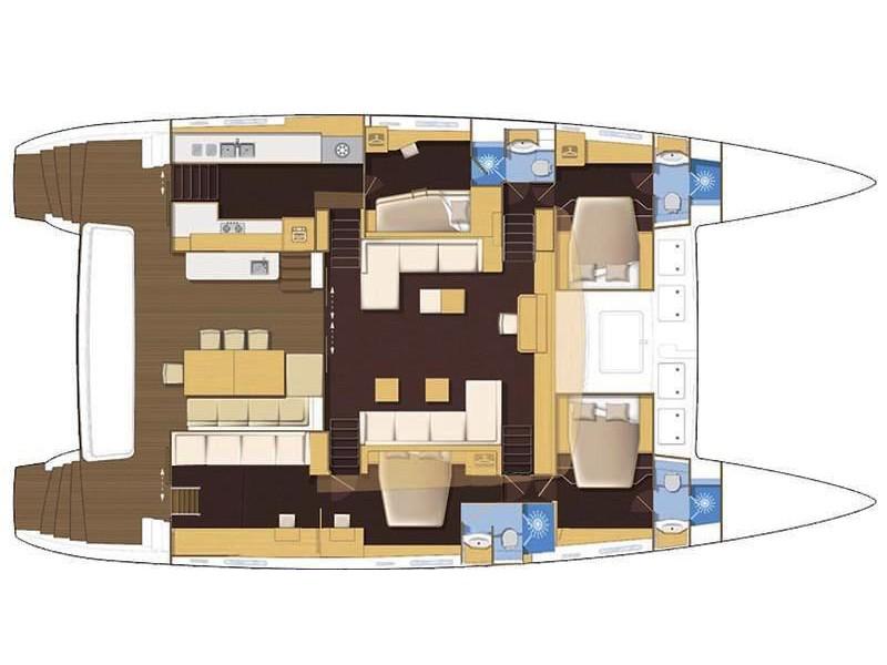 Book yachts online - catamaran - Lagoon 620 - GB Odyssey - rent