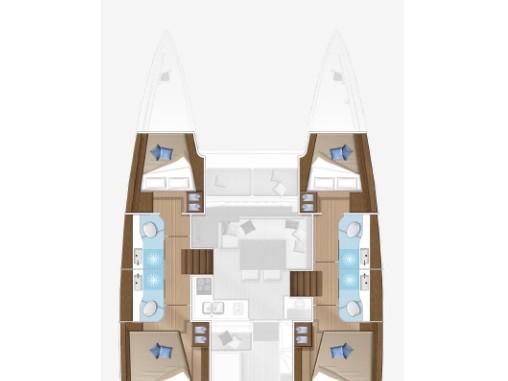 Book yachts online - catamaran - Lagoon 40 - MIGNONNE  - rent