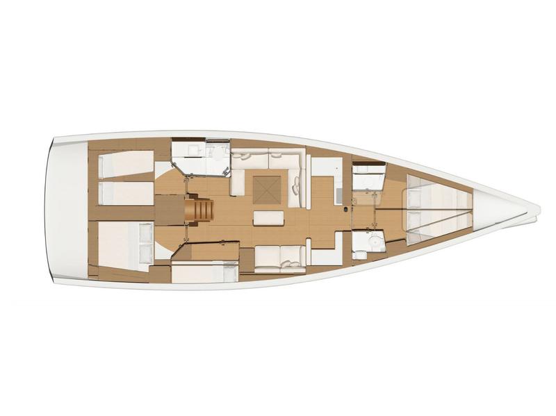 Book yachts online - sailboat - Dufour 520 GL - EURUS - BLUE HULL, AC+GEN., UNDERWATER LIGHTS - rent
