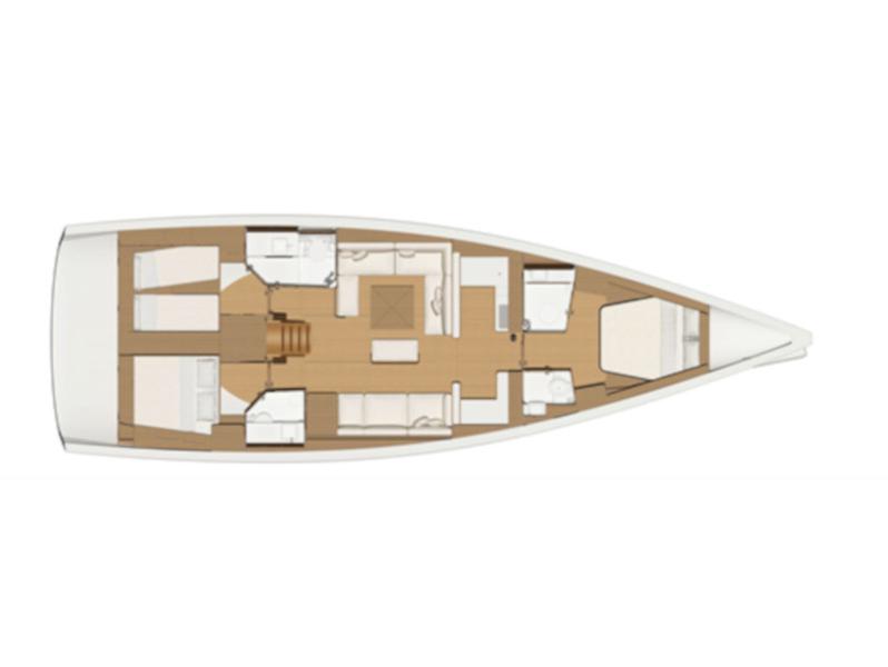 Book yachts online - sailboat - Dufour 520 GL(owner version) - ZEPHYRUS - BLUE HULL, AC+GEN., UNDERWATER LIGHTS - rent