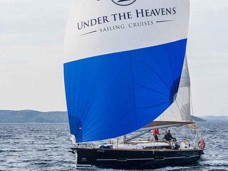 Book yachts online - sailboat - Dufour 460 Grand Large - SULACO (aircondition, generator, blue hull) - rent