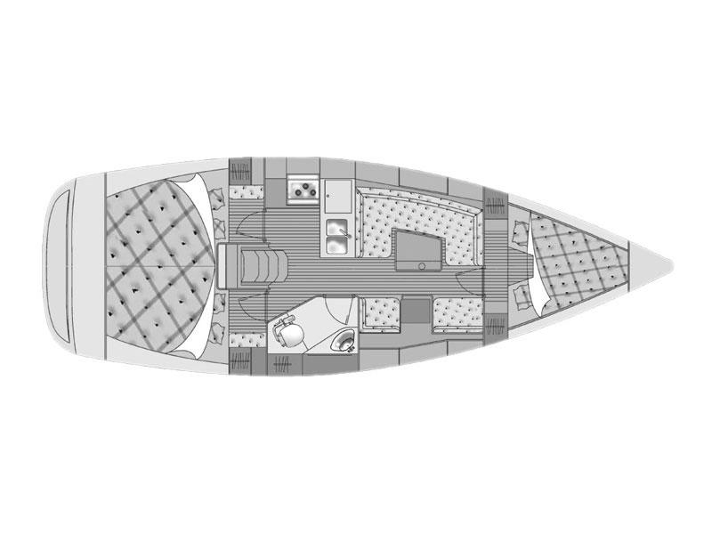 Book yachts online - sailboat - Elan 344 Impression - Amoneda - rent