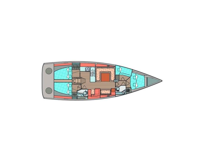 Book yachts online - sailboat - Elan 450 Performance - Karpo ( main sail 2018, genoa 2018 ) - rent