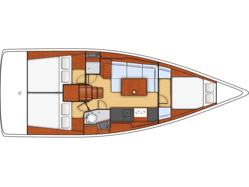 Book yachts online - sailboat - Oceanis 38 - Grey Pearl  - rent