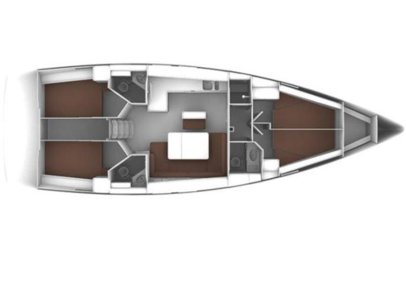 Book yachts online - sailboat - Bavaria Cruiser 45 - Arethousa - rent