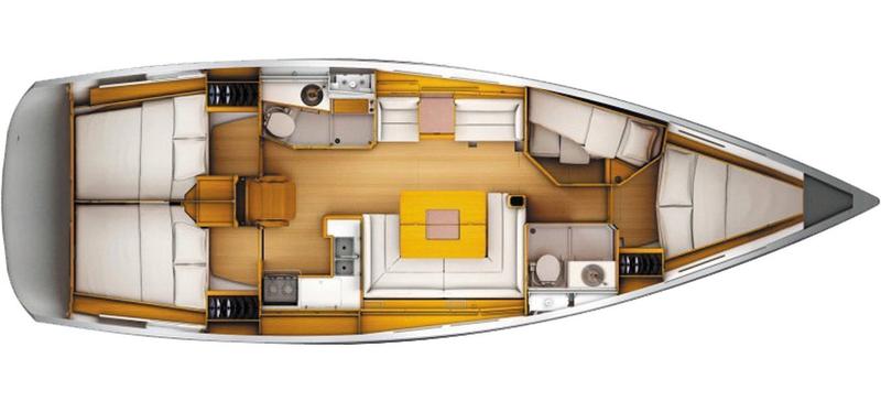 Book yachts online - sailboat - Sun Odyssey 449 - Asante - rent