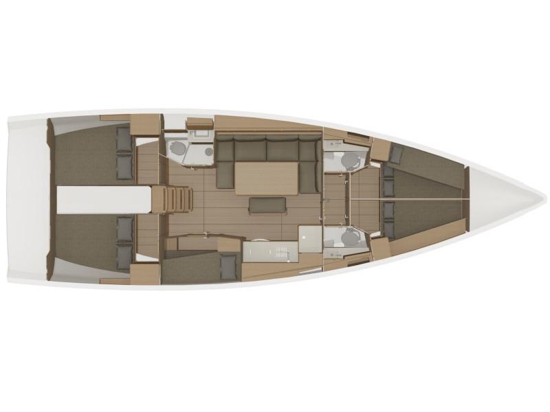 Book yachts online - sailboat - Dufour 460 - Nishane - rent