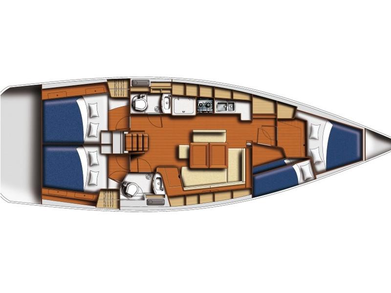 Book yachts online - sailboat - Oceanis 43 - Orsa Maggiore - rent