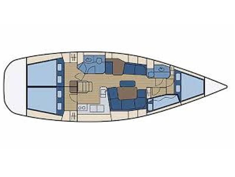 Book yachts online - sailboat - Sun Odyssey 43 - Kojko (Chartplotter in cockpit) - rent