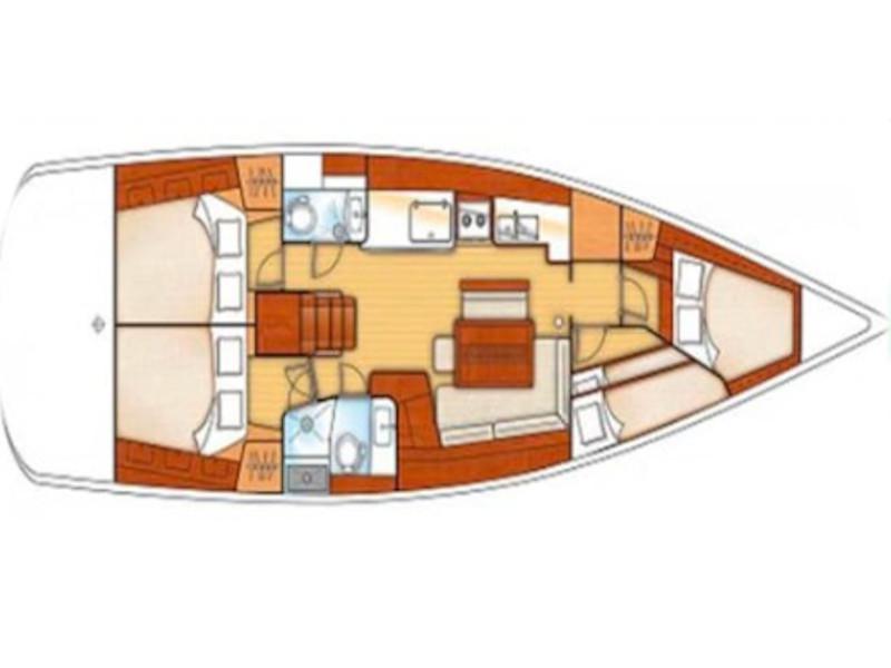 Book yachts online - sailboat - Oceanis 46 - Myron - rent