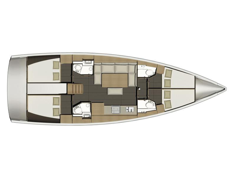 Book yachts online - sailboat - Dufour 460 Grand Large Aquilo 2016 - Aquilo Refit 2021 - rent