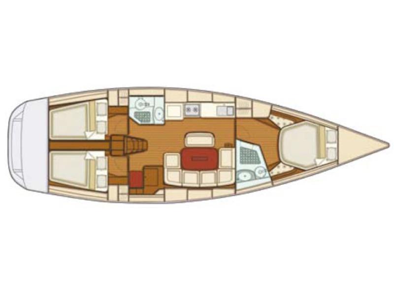 Book yachts online - sailboat - Grand Soleil 43 OT - Couleur Soleil - rent