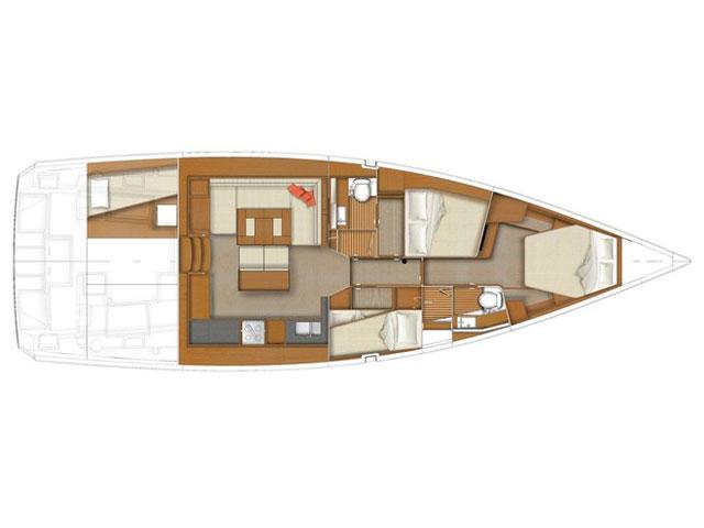 Book yachts online - sailboat - Sense 50 - WAYPOINT I (WITH AC&amp;GENERATOR, OWNER VERSION) - rent