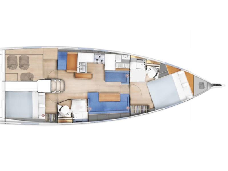 Book yachts online - sailboat - Sun Odyssey 410 - Alma Libre VI - rent