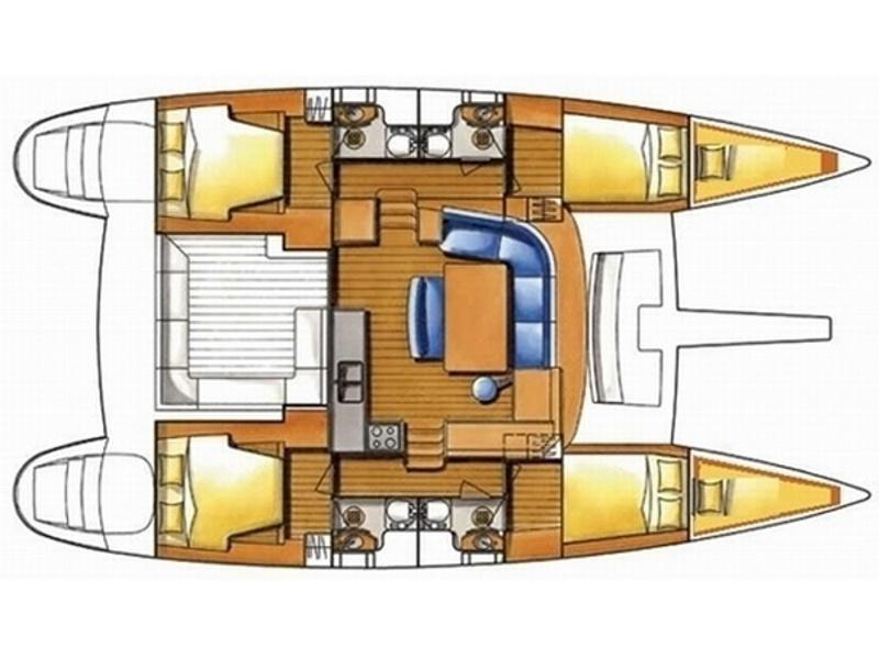 Book yachts online - catamaran - Lagoon 400 - Vai Vai Uno - rent