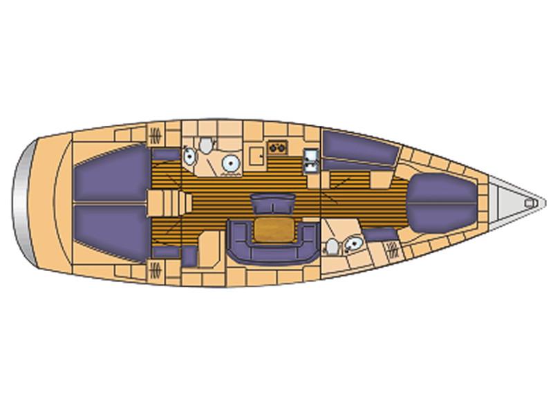 Book yachts online - sailboat - Bavaria 46 Cruiser - Frixos - rent