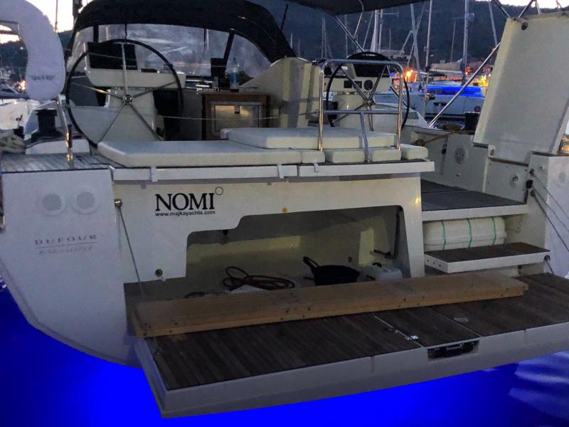 Book yachts online - sailboat - Dufour 56 Exclusive - Nomi fully equipped white hull - rent