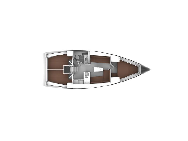 Book yachts online - sailboat - Bavaria Cruiser 37 - Baby Panda AC shore power underwater light - rent
