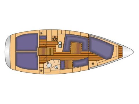 Book yachts online - sailboat - Elan 384 Impression - Aurora - rent