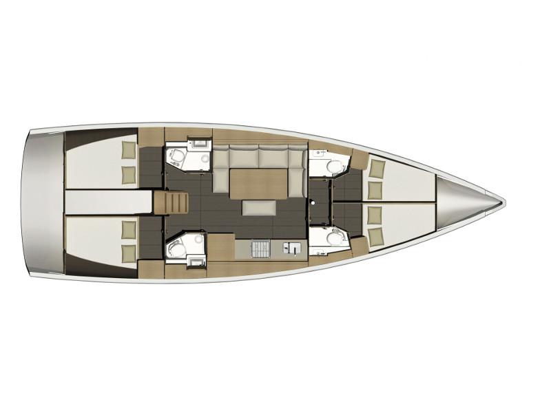 Book yachts online - sailboat - Dufour 460 Grand Large - Mincipesa - rent