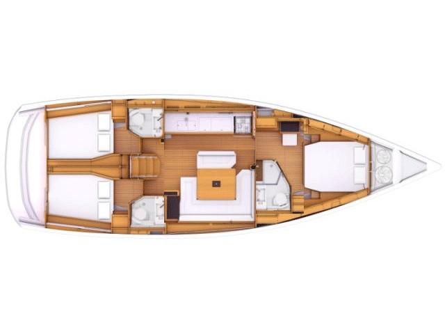 Book yachts online - sailboat - Sun Odyssey 45 - Papirüs - rent