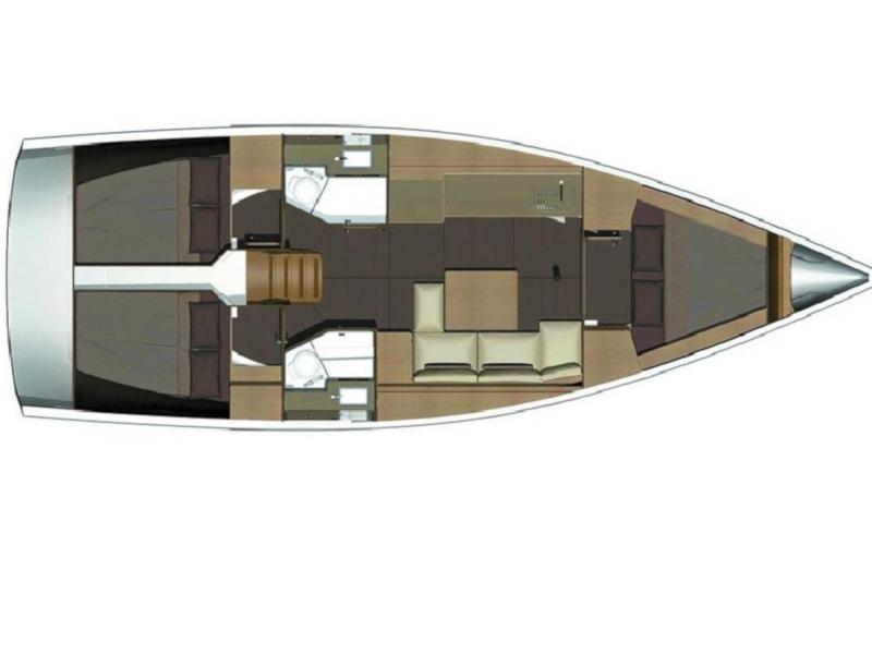 Book yachts online - sailboat - Dufour 382 Grand Large - Desperado - rent