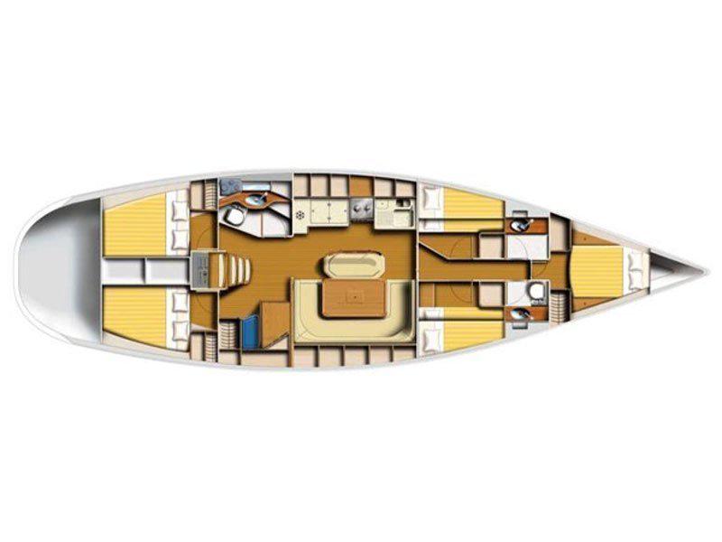 Book yachts online - sailboat - Harmony 52 - Dugong - rent