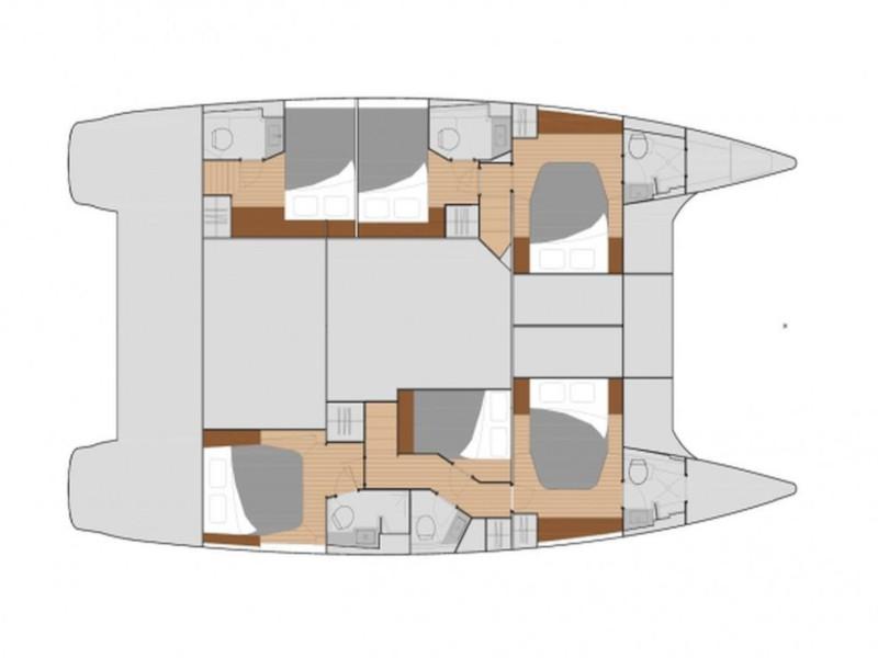 Book yachts online - catamaran - Saba 50 - Anna Isabella - rent