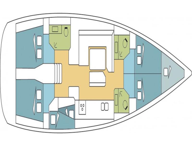 Book yachts online - sailboat - Sun Odyssey 509 - Porin - rent