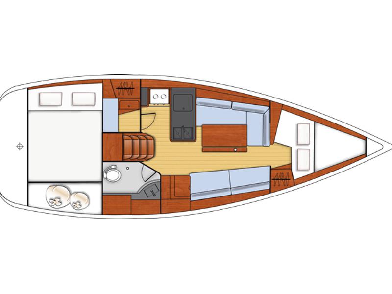 Book yachts online - sailboat - Oceanis 31 - So-Ni - rent