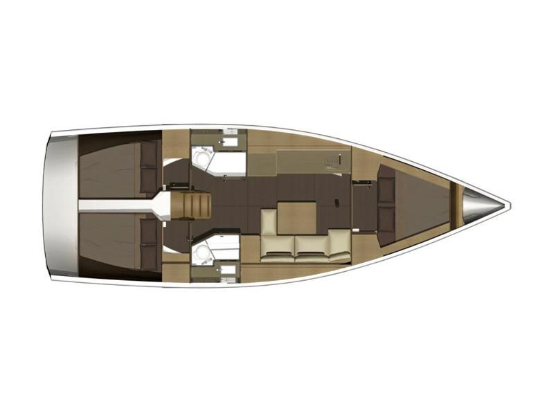 Book yachts online - sailboat - Dufour 382 Grand Large - Liszt - rent