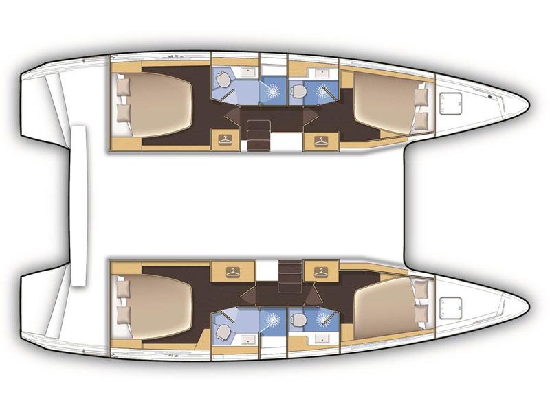 Book yachts online - catamaran - Lagoon 42 - Anna - rent