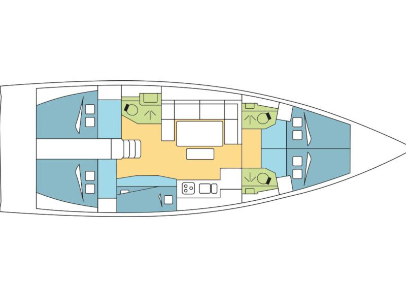 Book yachts online - sailboat - Dufour 460 Grand Large - Picabia - rent