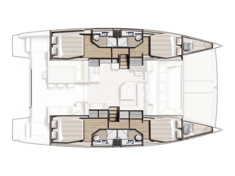 Book yachts online - catamaran - Bali 4.5 - Tuvalu - rent