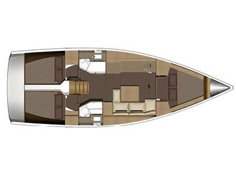 Book yachts online - sailboat - Dufour 382 Grand Large - Aristarchos - rent