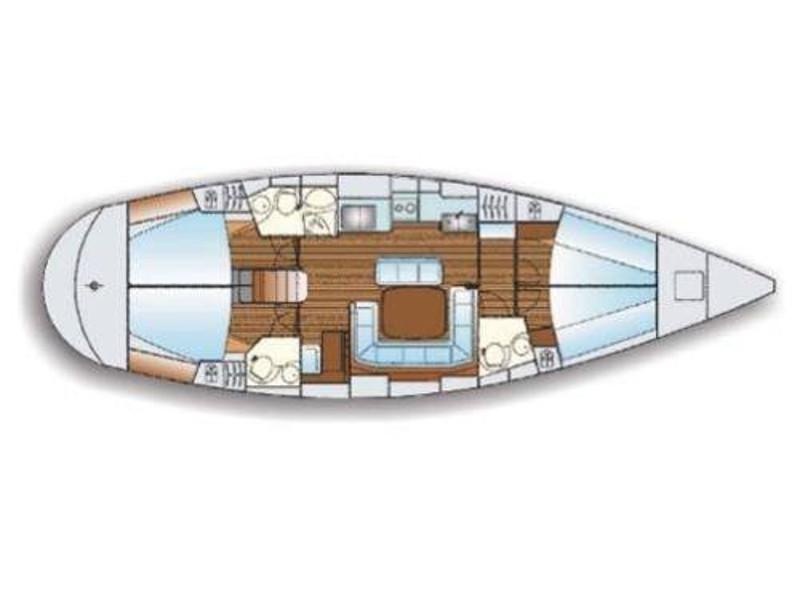 Book yachts online - sailboat - Bavaria 47 - Coae De Veja - rent