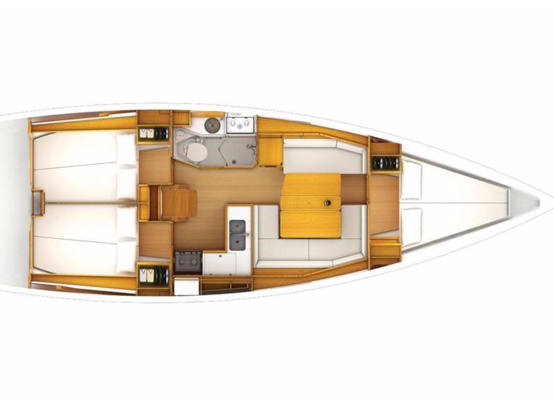 Book yachts online - sailboat - Sun Odyssey 379 - Argo - rent
